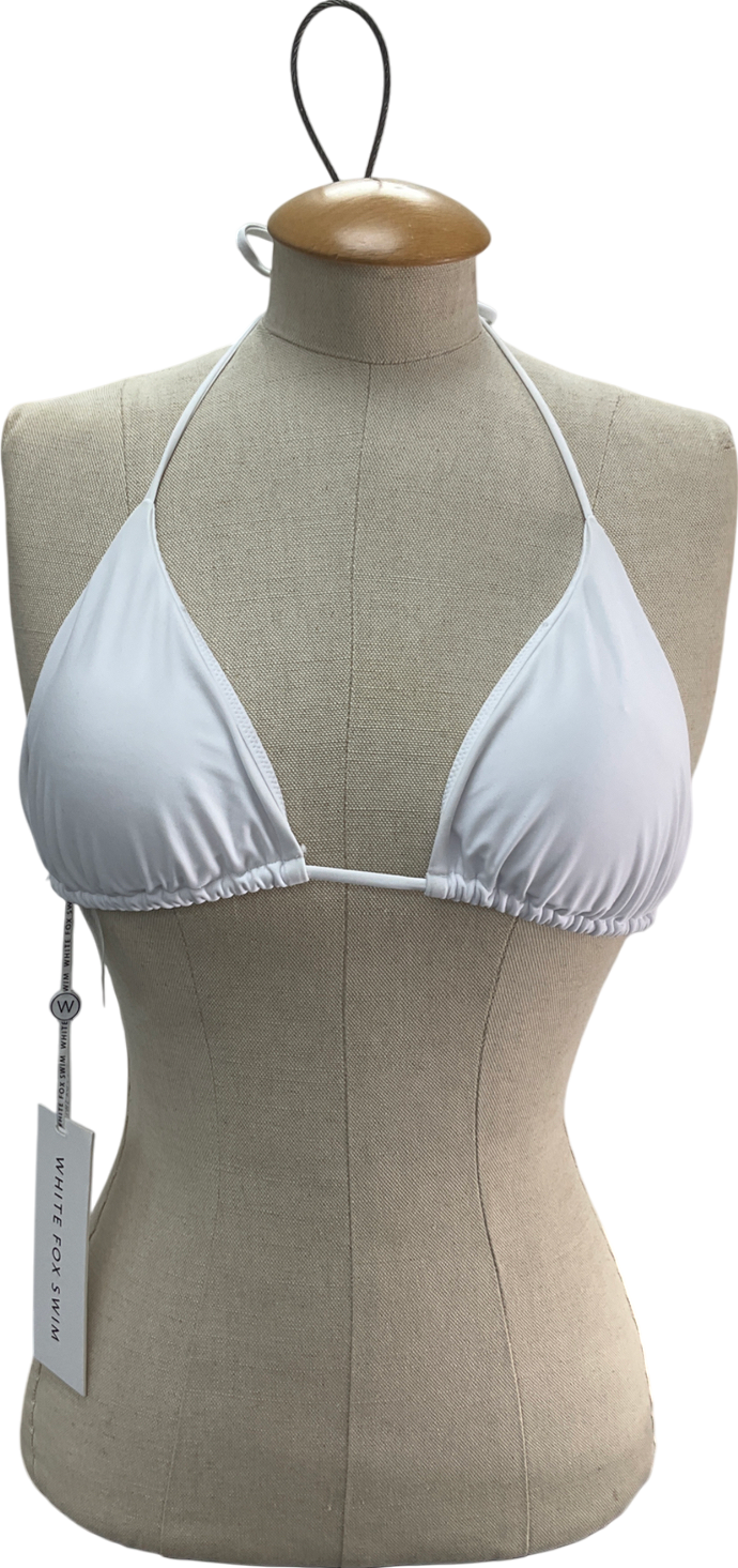 White Fox White Golden Hour Bikini Top UK L