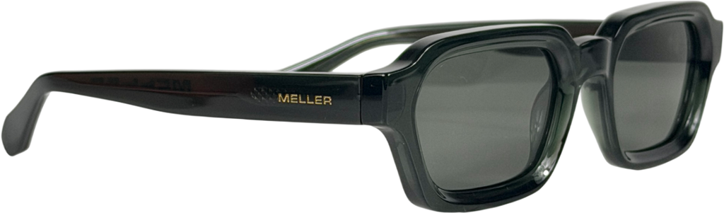 MELLER Green Tana Oval Sunglasses  in Case / Box