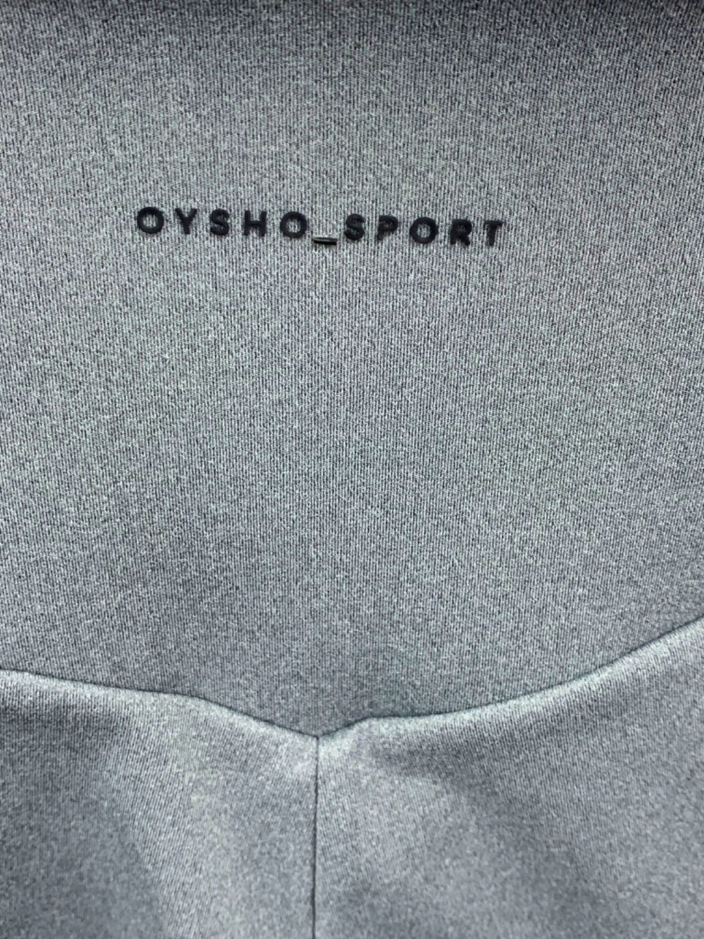 Oysho Grey Sports Bra and Shorts Set UK XS