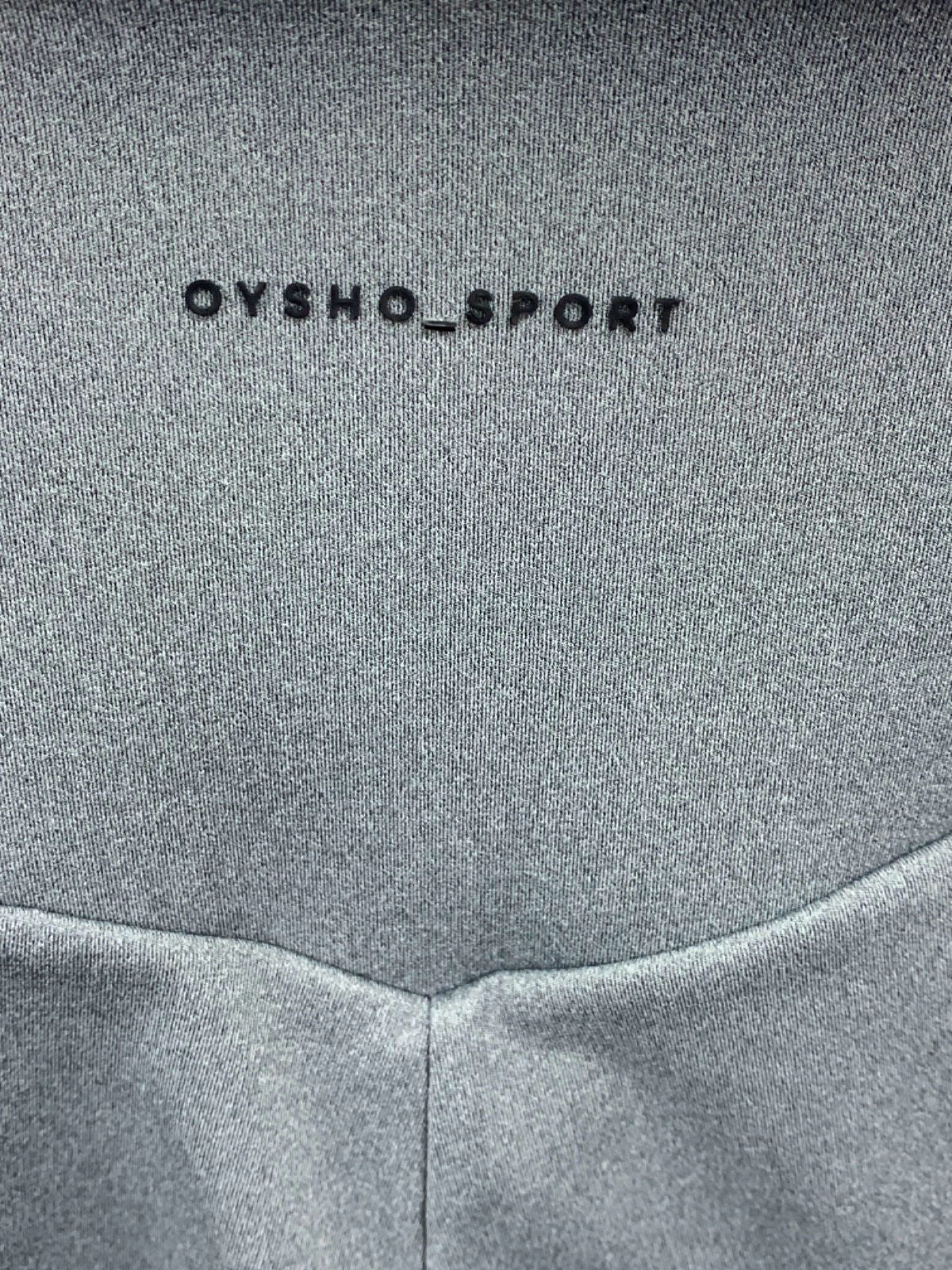 Oysho Grey Sports Bra and Shorts Set UK XS