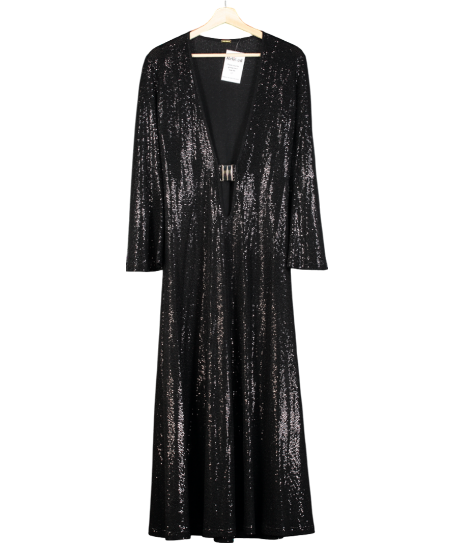 Dodo Bar Or Black Nina Embellished Maxi Dress UK 8