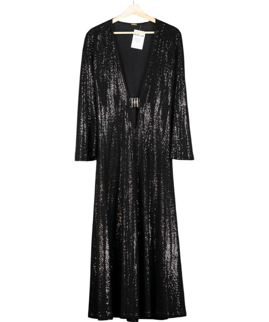 Dodo Bar Or Black Nina Embellished Maxi Dress UK 8