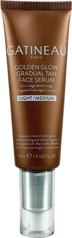 GATINEAU Golden Glow Gradual Tan Face Serum LIGHT/MEDIUM