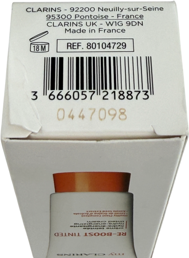 Clarins Re-boost Tinted Hydra-energising Tinted Cream 50ml
