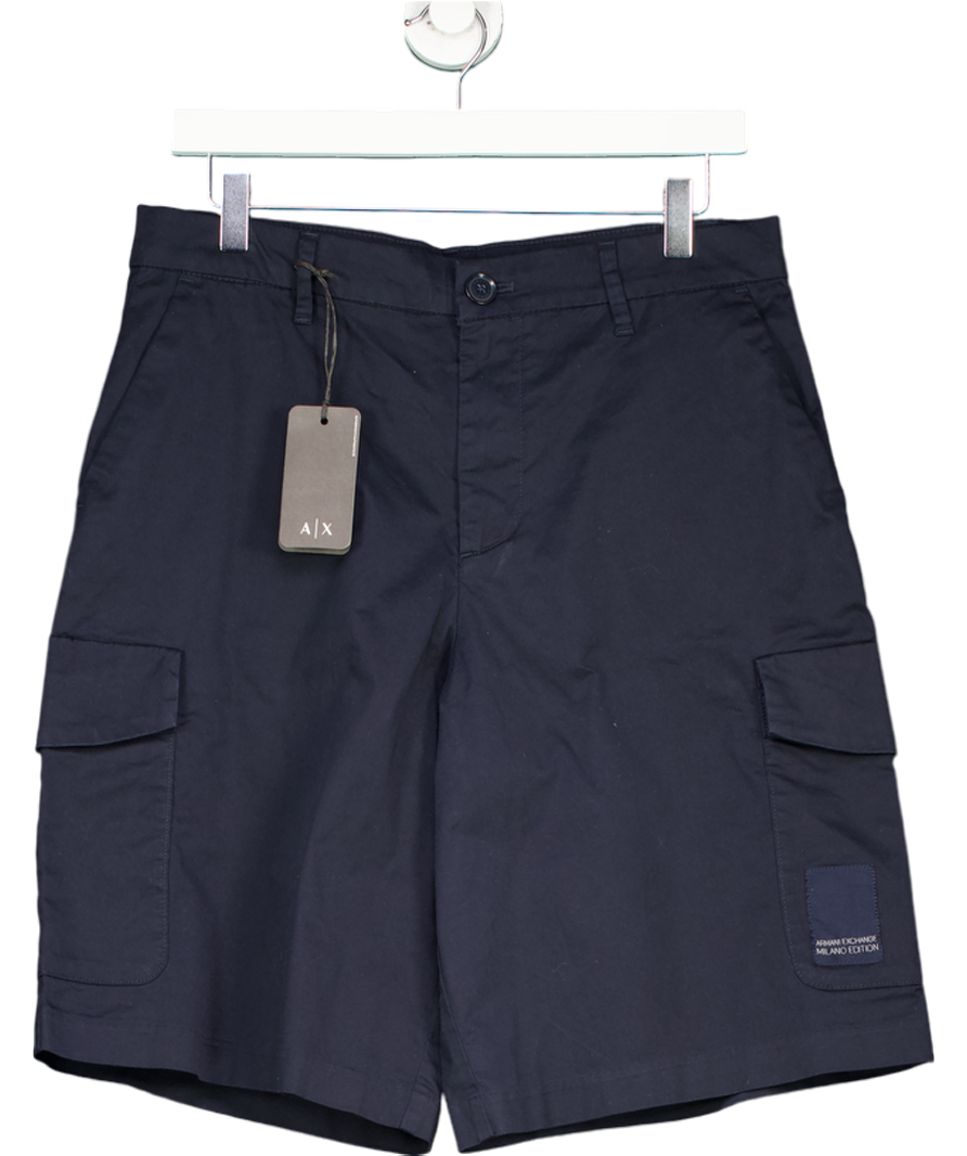 Armani Exchange Blue Bermuda Shorts W30