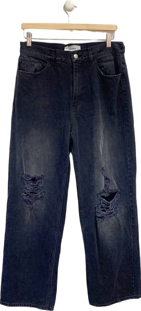 Arcana Black Ripped Jeans UK M/L