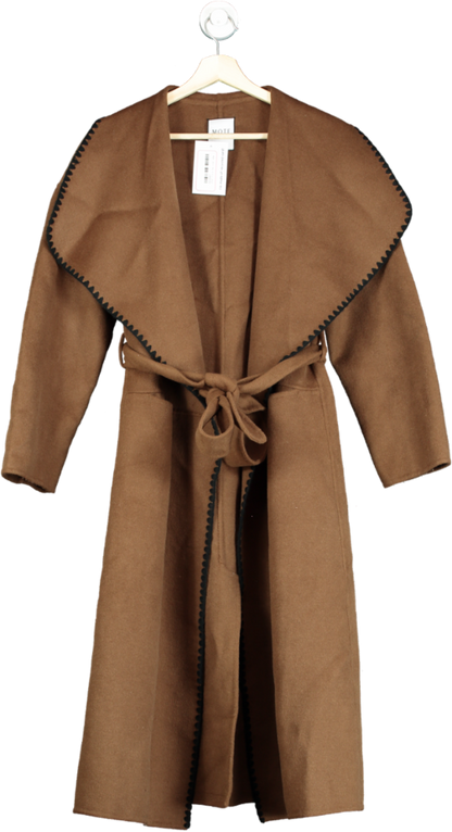 MOTF Brown Belted Coat UK M