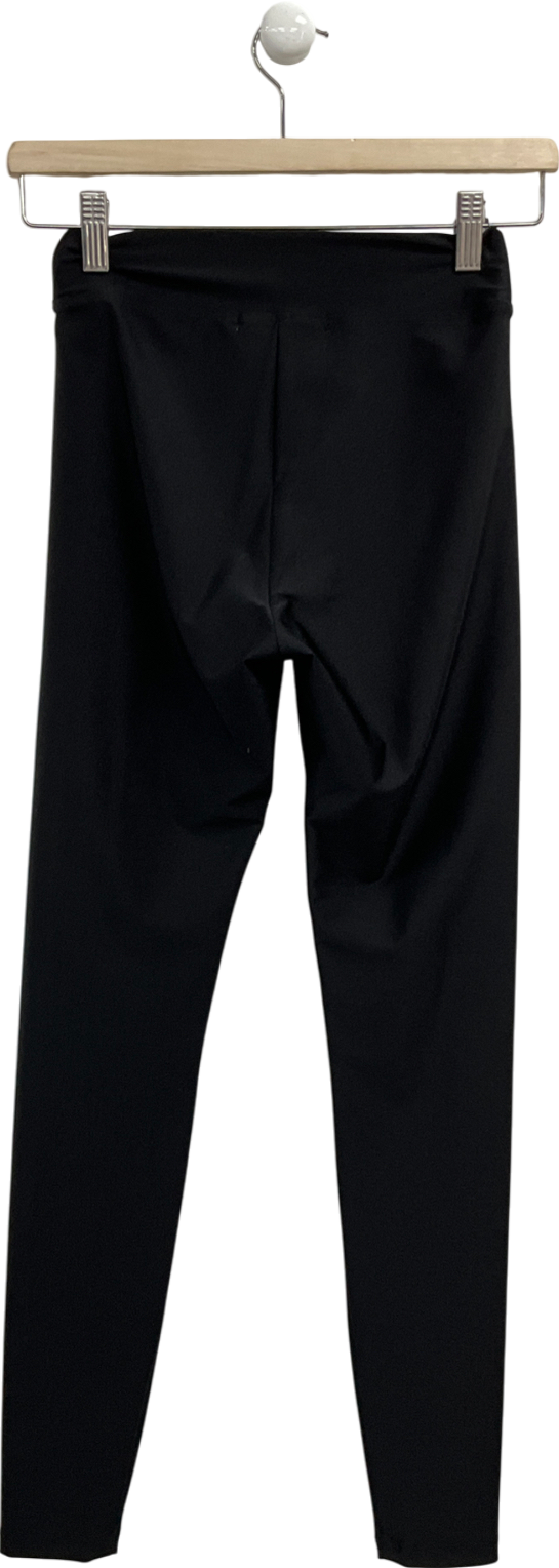 BOA Black Spandex High Waisted Leggings UK XS