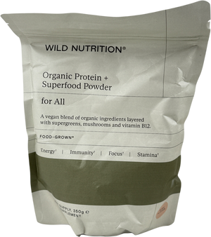 Wild Nutrition Food-grown® Organic Protein + Superfood Powder 350g
