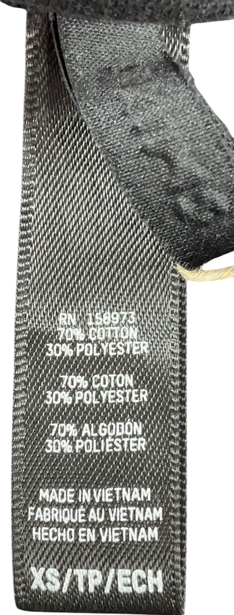 SKIMS Black Classic Pullover Hoodie - Onyx UK XS