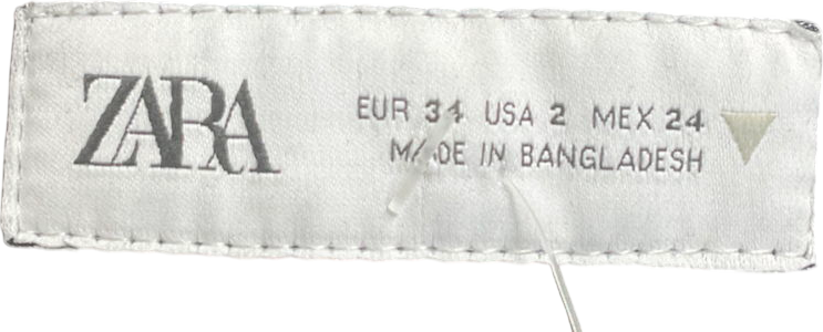 ZARA Black Wide Leg Jeans UK 6