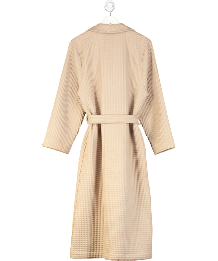 Lounge Underwear Beige Waffle Dressing Gown UK XS/S