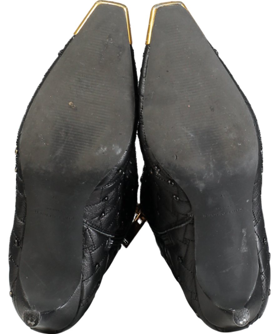 Kurt Geiger Black Regent Crystal Boot UK 4 EU 37 👠