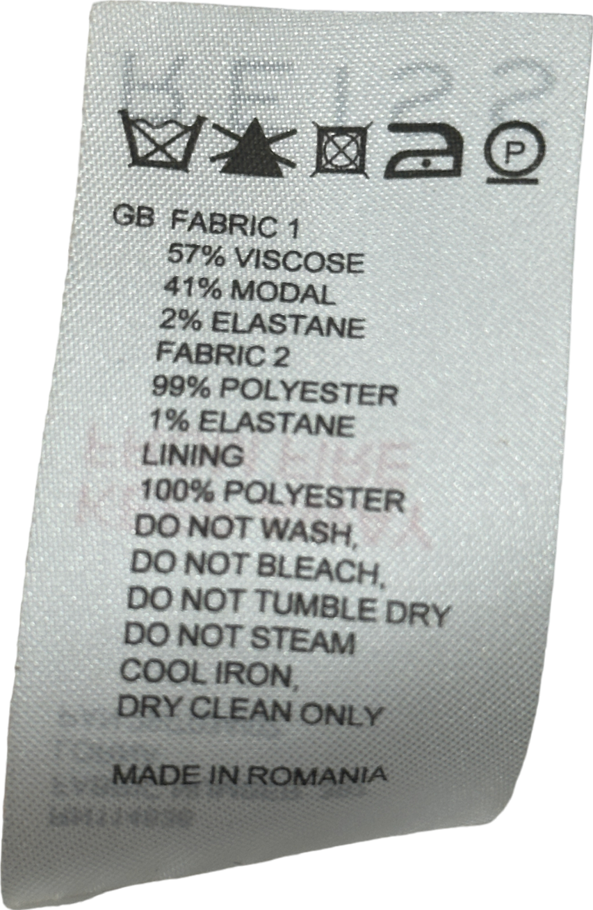 Reiss Cream Wrap Dress UK 4