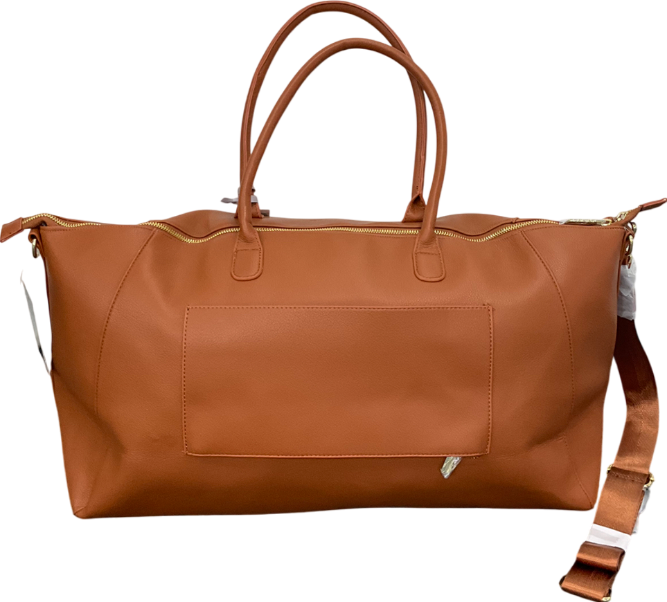 Katie Loxton Brown Large Weekend Bag With "LB" Monogram