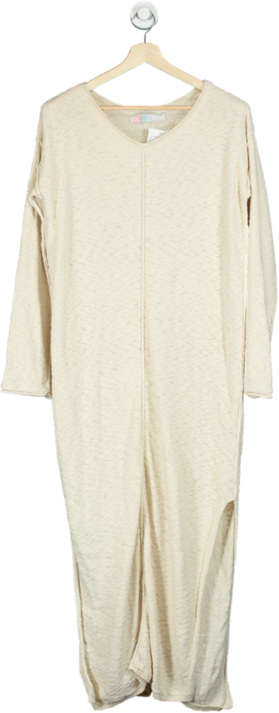 Free People Cream Jumpsuit UK XS