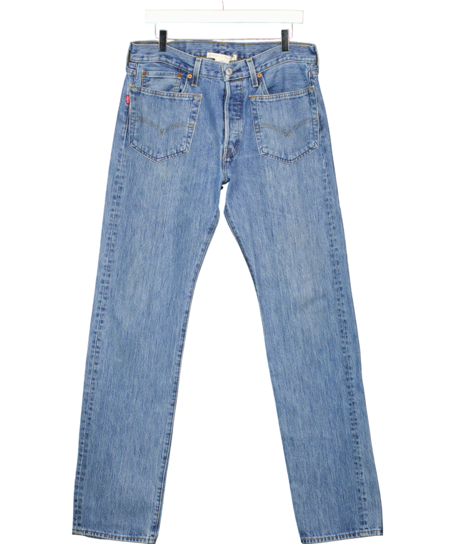 Free People Blue Tricia Fix Reworked Back Pocket Levi Jeans UK S