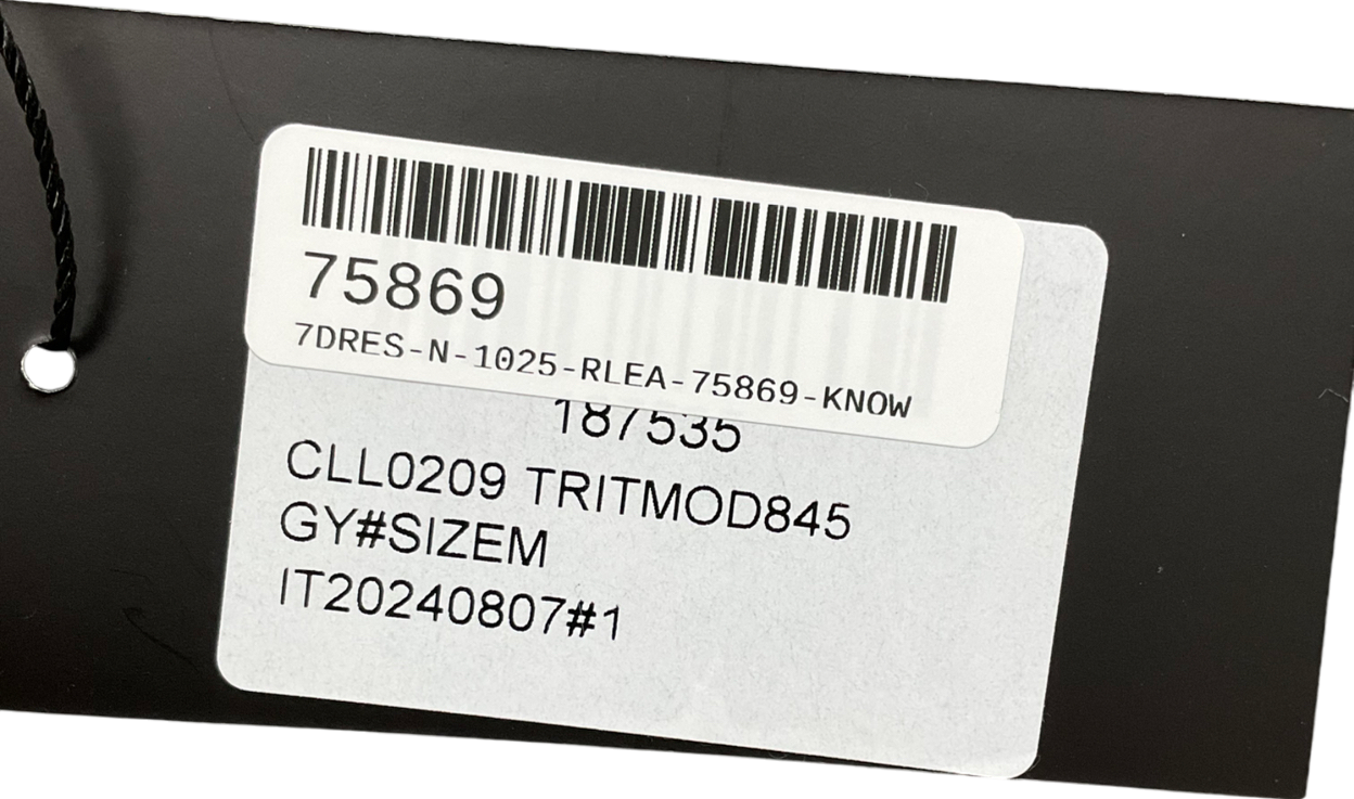 Ego Sleeveless Drop Waist Pleated Hem Micro Mini Dress In Grey UK M