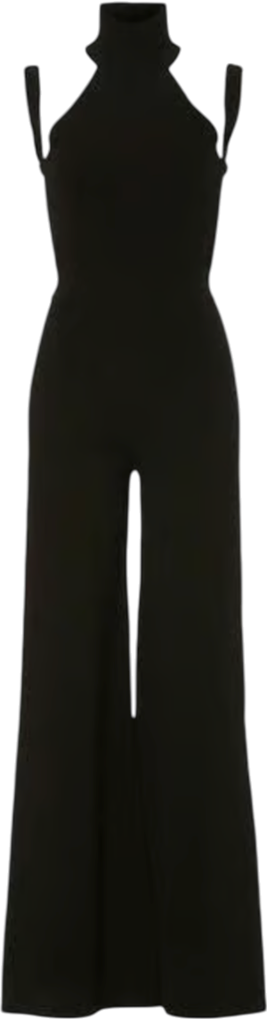 Gauge81 Black Lugo Halterneck Jumpsuit UK M