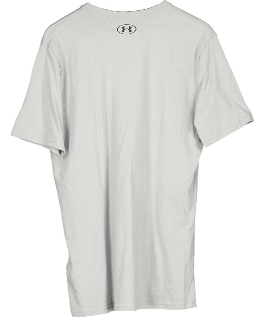Under Armour Grey Men's Ua Logo Short Sleeve UK M