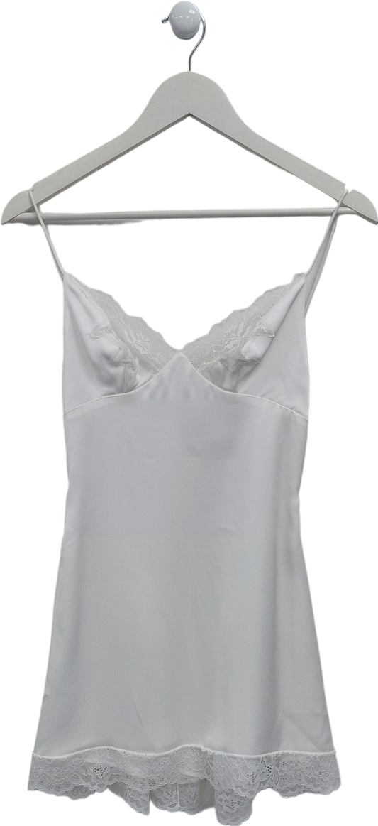 Mixedgals White Aisha Mini Dress UK S