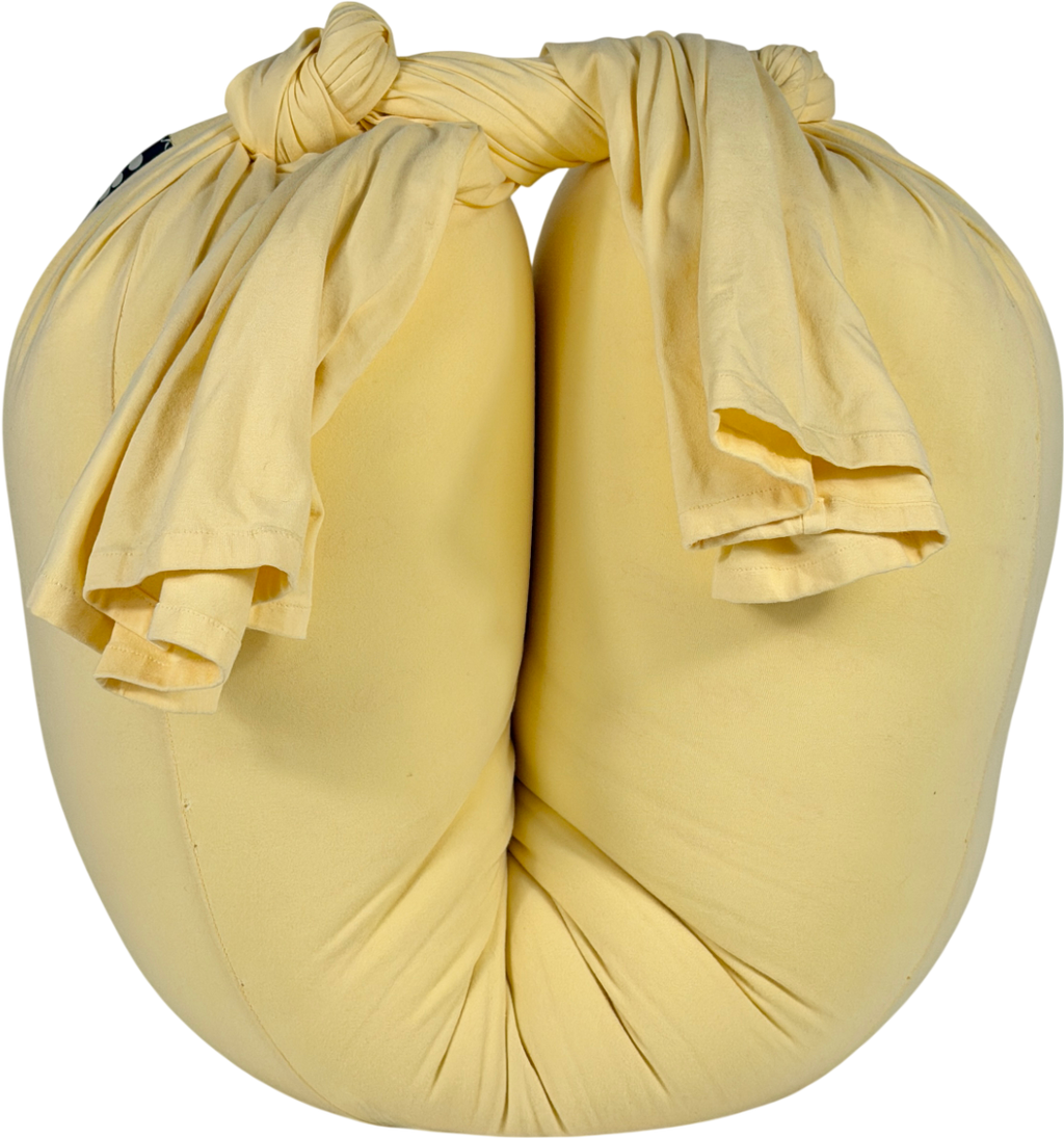 Cushy Puff Yellow Pregnancy Pillow One Size
