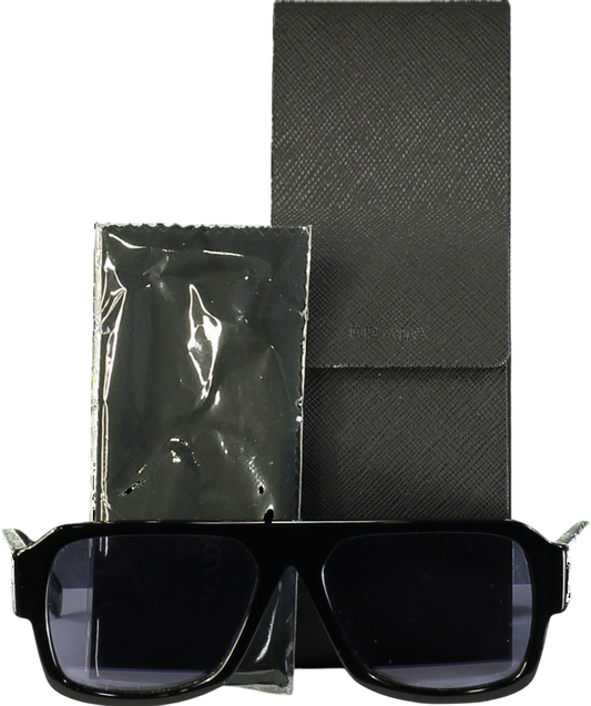 Prada Black Pilot-frame Acetate Sunglasses