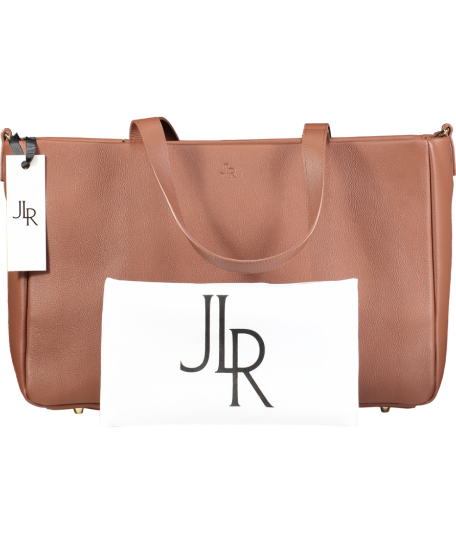 JLR London Brown Stella Large Tote Bag One Size