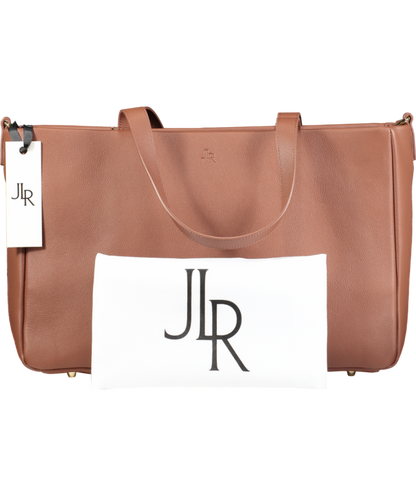 JLR London Brown Stella Large Tote Bag One Size