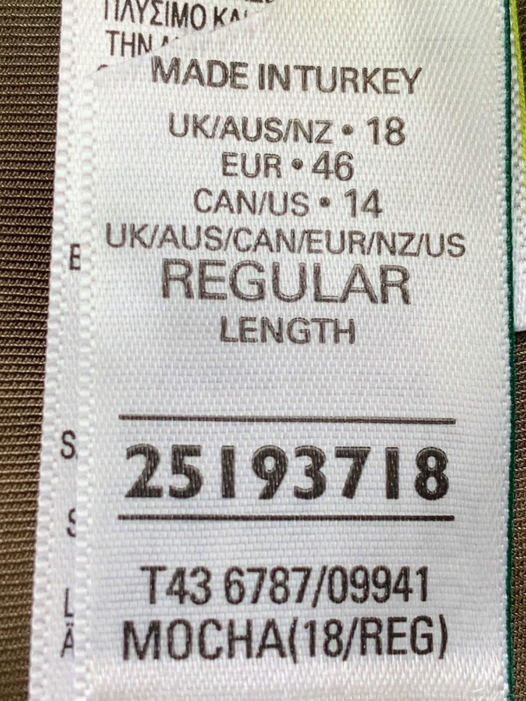 M&S Collection Taupe Satin smocked detail Blouse Size 18