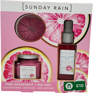 Sunday rain Pink Grapefruit & Sea Salt Trio Gift Set