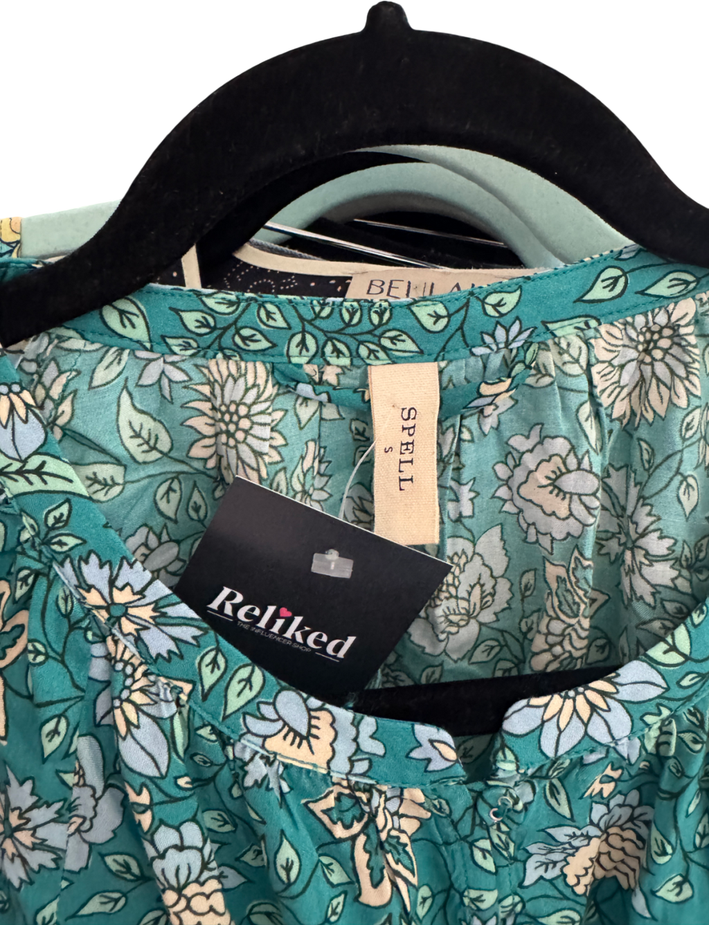 Green Spell Elysian Tunic Dress - Jade UK S