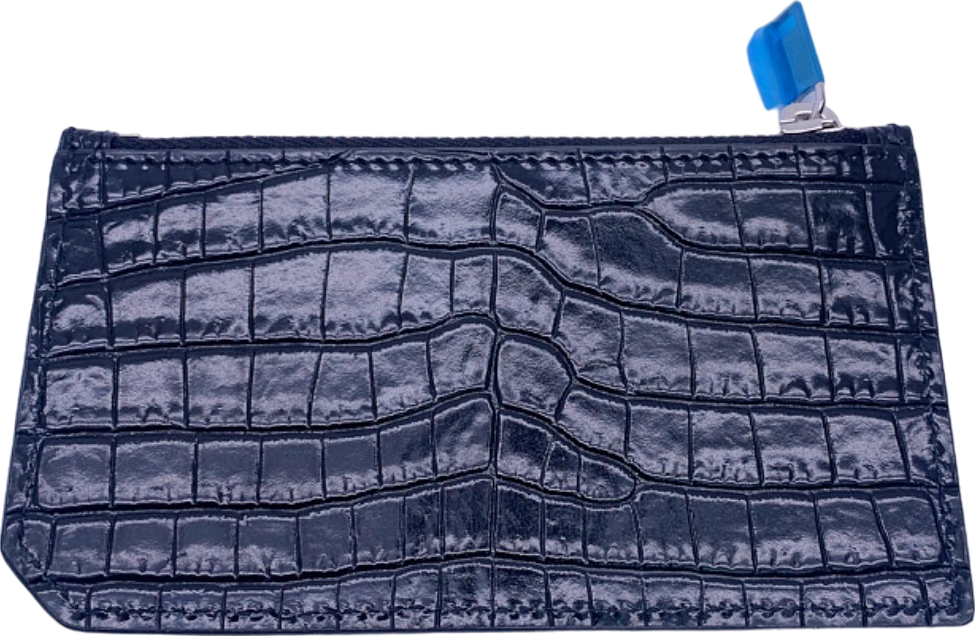 Saint Laurent Nero Cocco Print Monet Card Holder