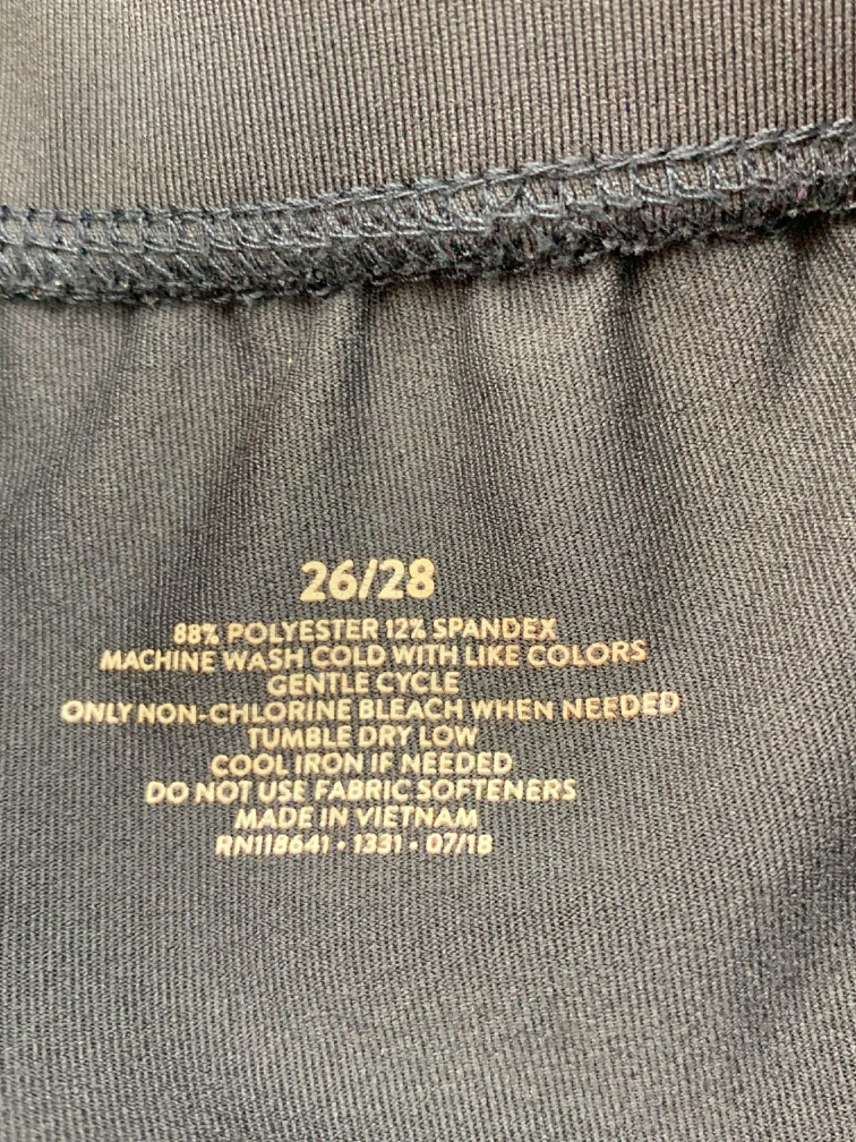 Livi Active Black Leggings UK 26-28