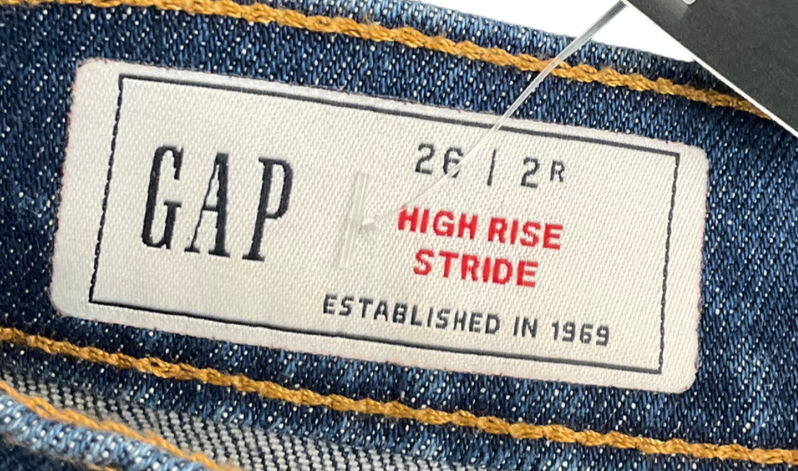 GAP Blue High Rise Stride Jeans W26