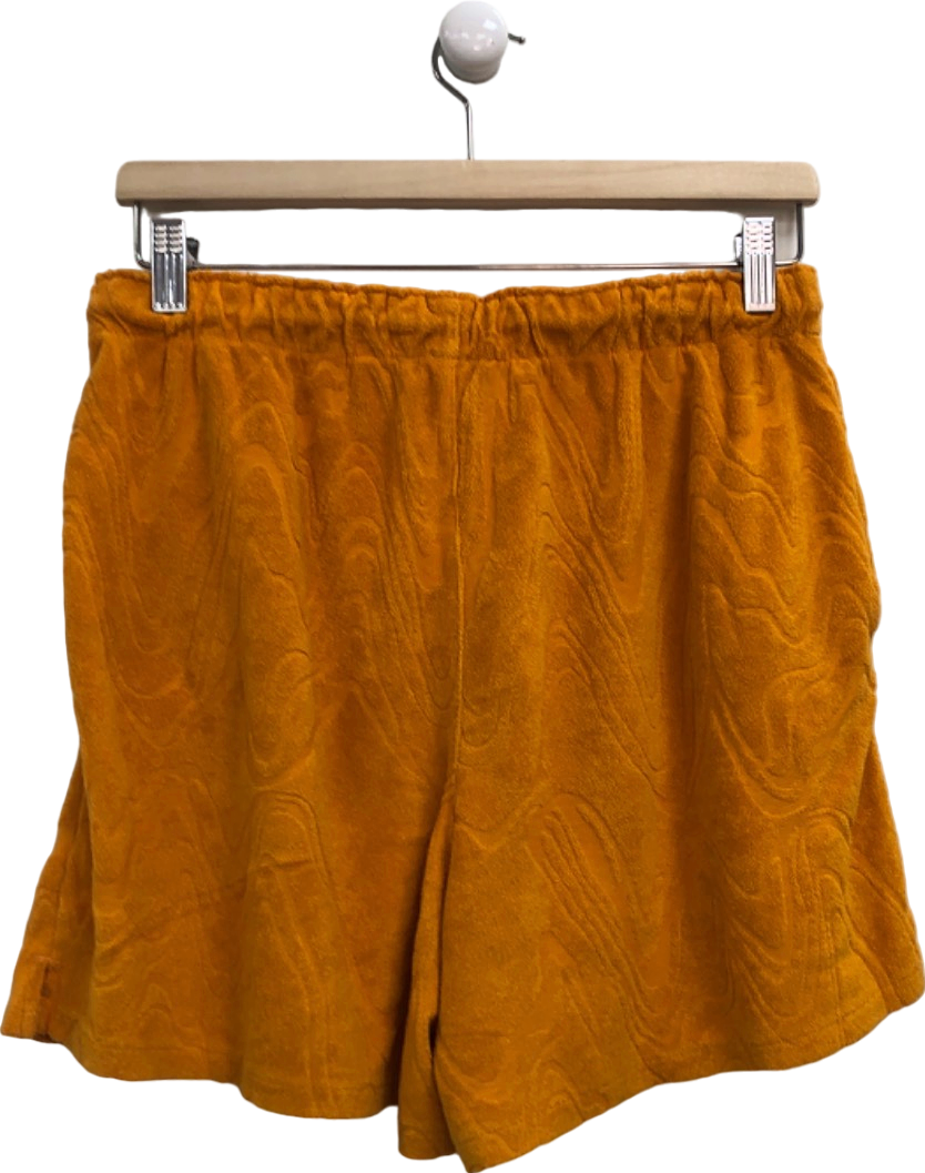 Fenty Orange Terry Cloth Shorts UK S