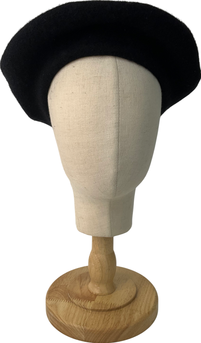 ASOS Wool Beret In Black UK M/L