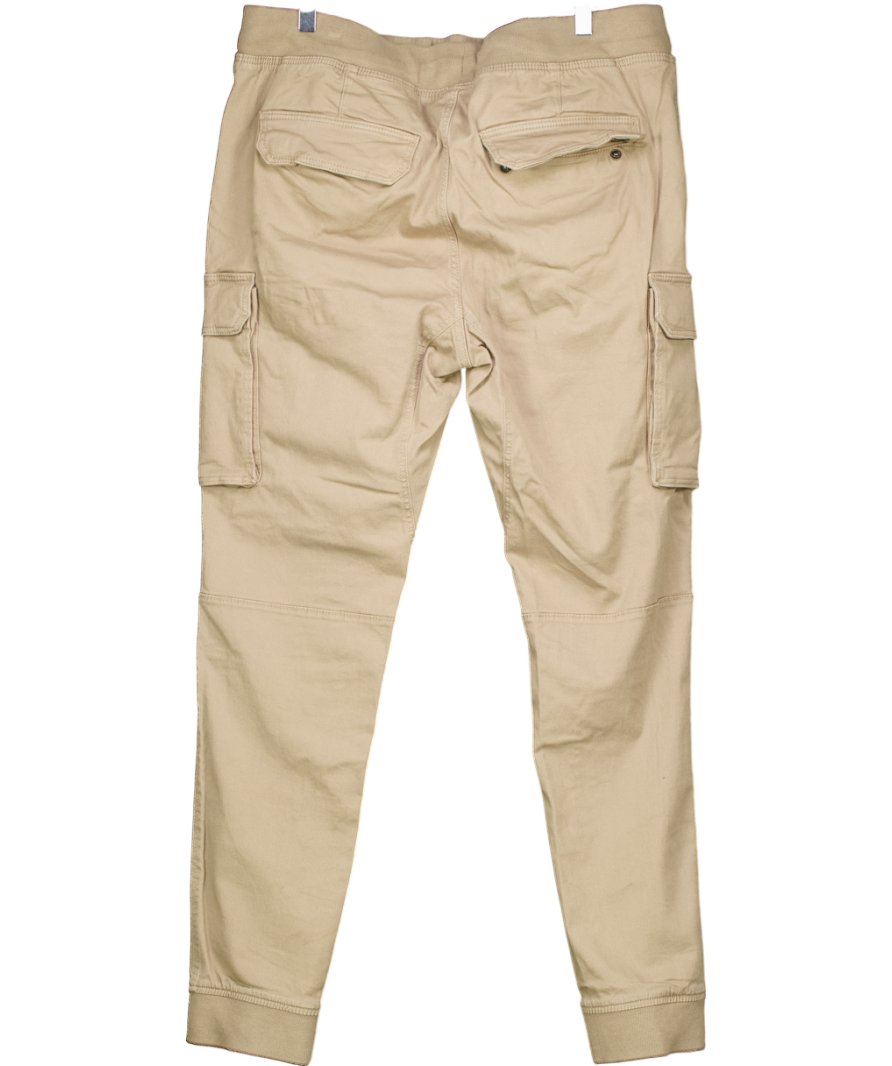 H&M Green Skinny Fit Pull On Cargo Pants UK L
