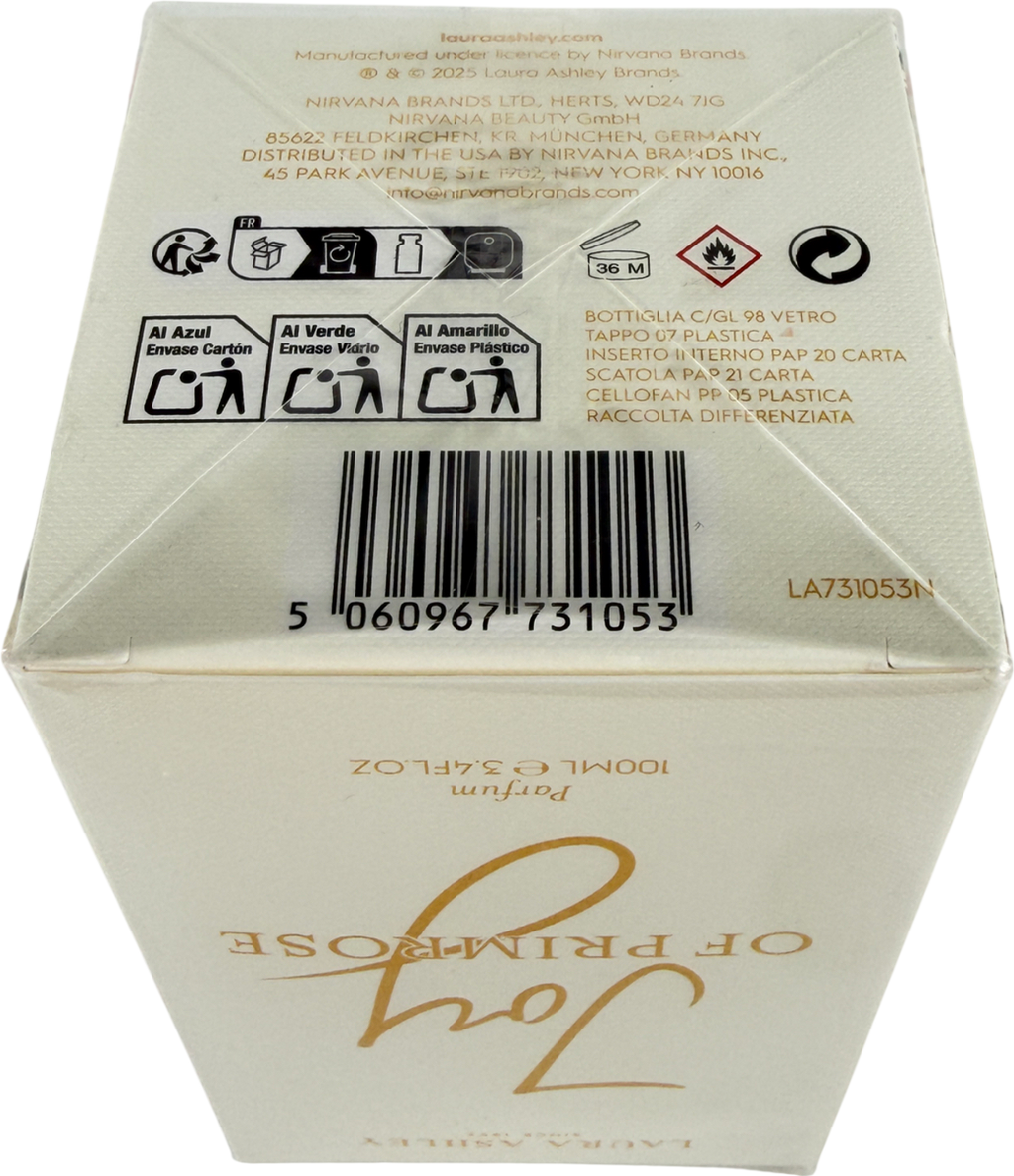 LAURA ASHLEY Joy Of Primrose Parfum 100ml