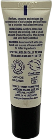 neals yard Organic Wild Rose Eye Brightener - 10ml