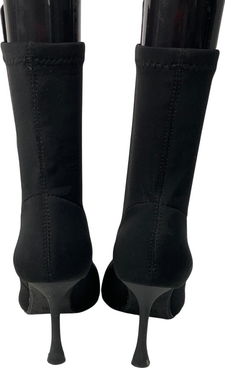 ZARA Black Sock Boot UK 5 EU 38 👠