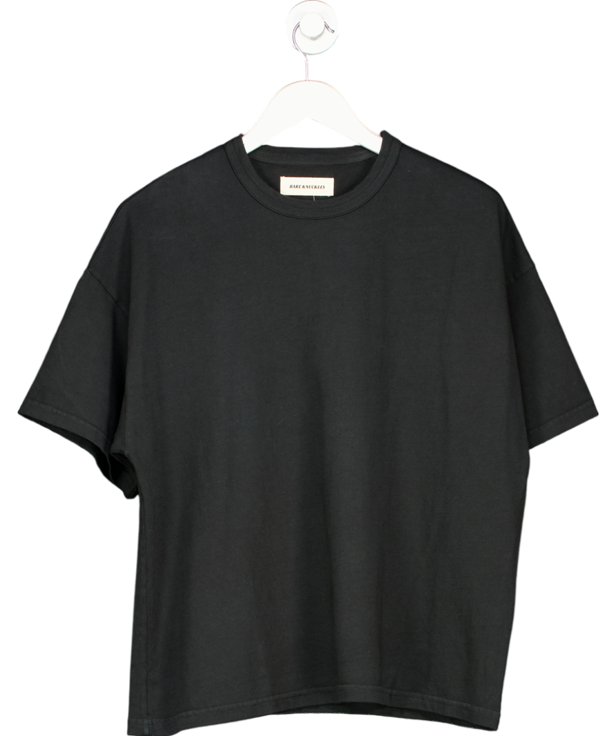 Bare Knuckles Black Cotton Basics T-shirt UK L