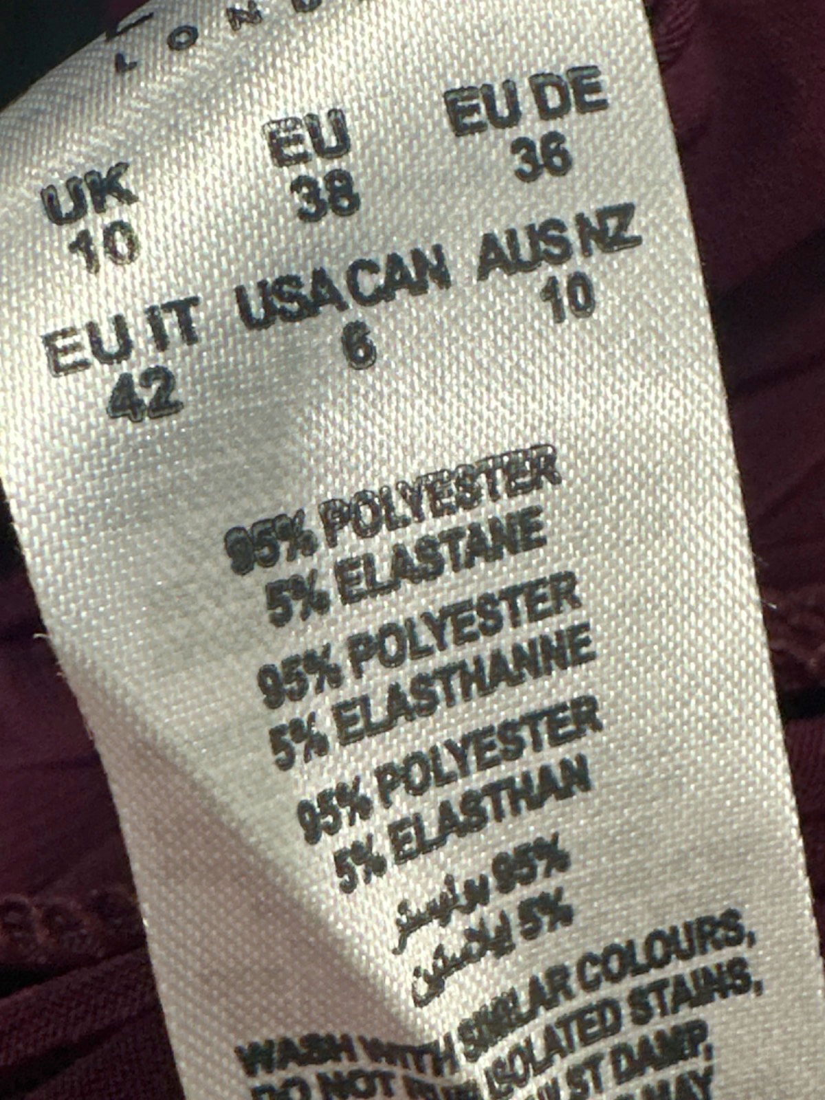 Club L Plum Julie Asymmetric Flared-Leg Jumpsuit with Cape Sleeve UK 10