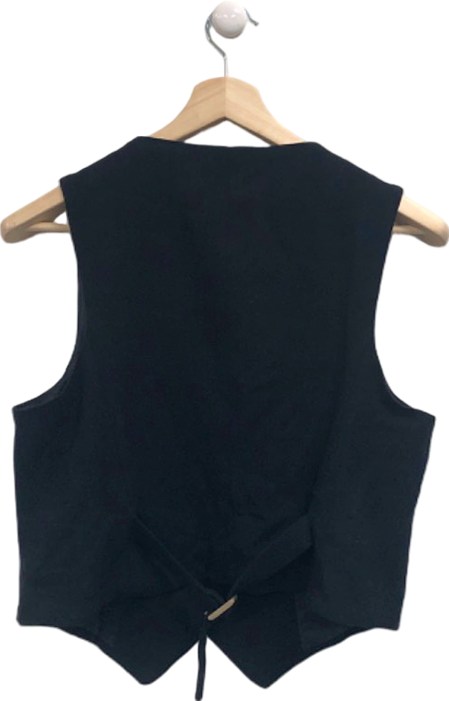 Nobody's Child Black Sleeveless Waistcoat UK 16