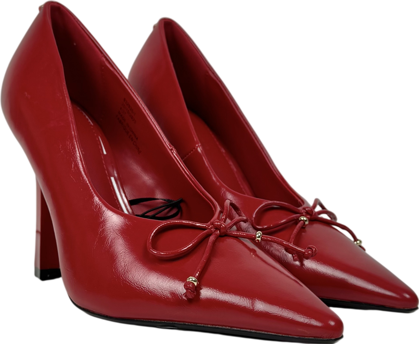 River Island Red Bow Court Heels UK 4 EU 37 👠