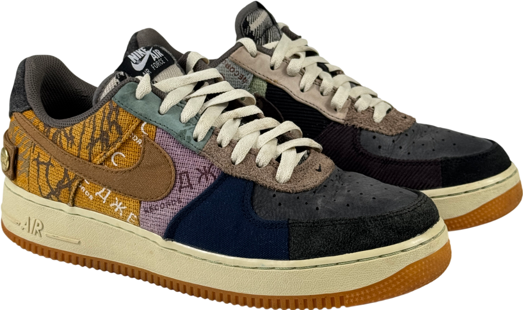 NIKE Blue X Travis Scott Air Force 1 Low 'cactus Jack' UK 8.5 EU 42.5 👞