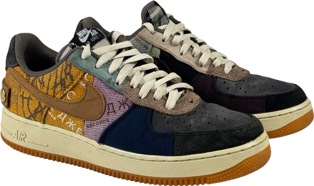 NIKE Blue X Travis Scott Air Force 1 Low 'cactus Jack' UK 8.5 EU 42.5 👞