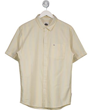 Quiksilver Cream Winfall - Short Sleeve Shirt UK M