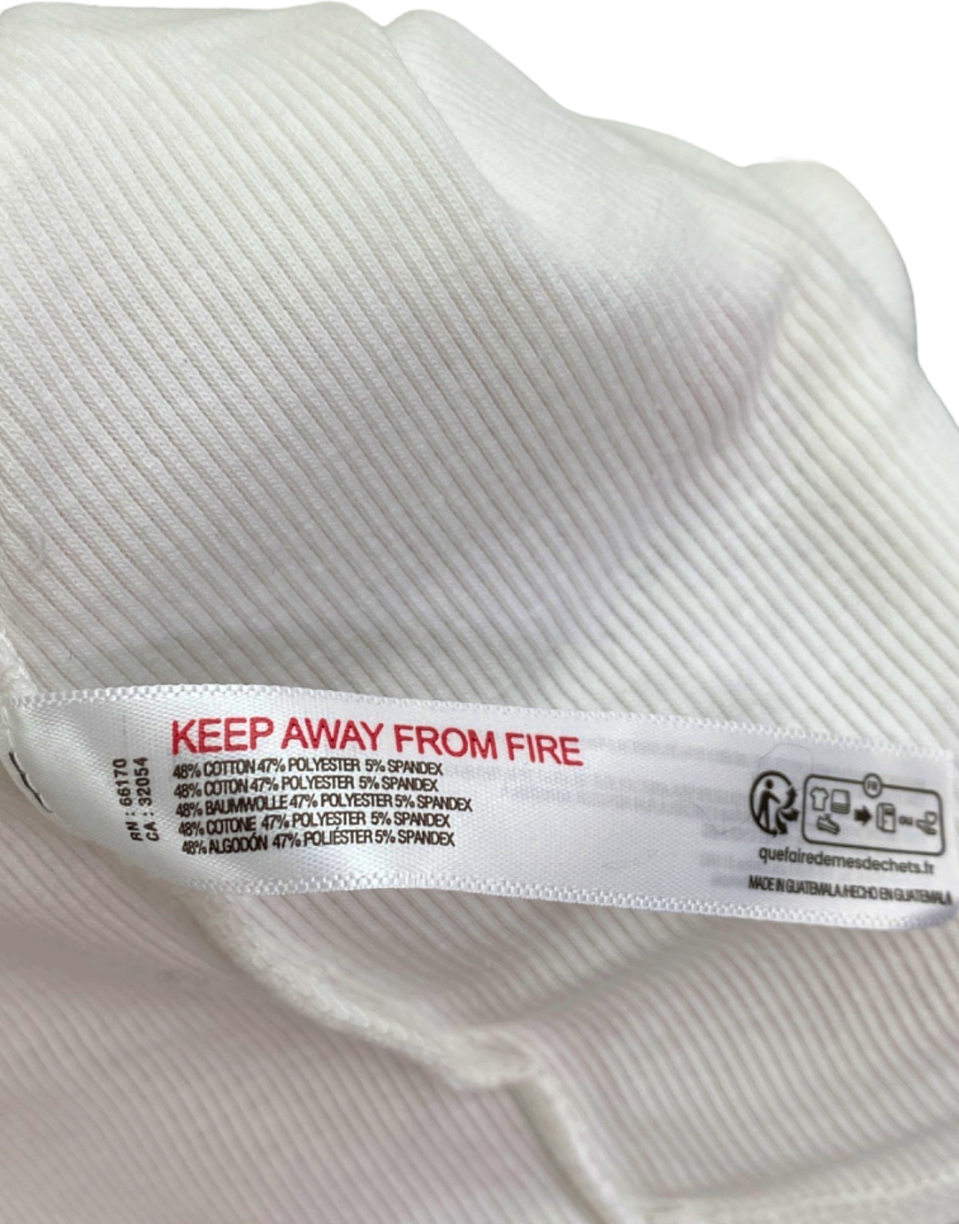 Urban Outfitters White Ribbed Tank Dress UK XL