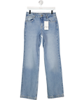 ZARA Mid Blue High Waisted Bootcut Fit Jeans UK 8